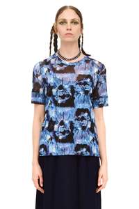 Womens Tee Shirts: ARCHIVE SHORT SLEEVE IN ARACHNA PRINT, SS26