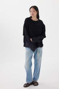 LAYER TEE IN PHANTOM (UNISEX), SS26