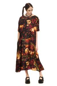 Odyssey Dress In Three Sisters Print, Ss26