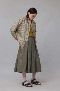 Womens Skirts: VOLUME IN CAPER, SS26