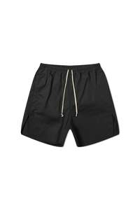 LONG COTTON SHORTS IN BLACK, SS24