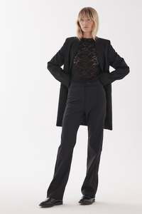 Womens Trousers: TUX TROUSER IN BLACKJACK, W25
