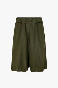 Womens Shorts: POMY BIS SHORTS IN KHAKI, SS25