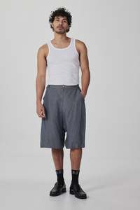 Mens Shorts: GAUCHOS IN BLUESTONE, SS26