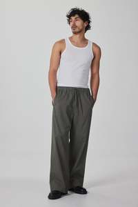 DRAWSTRING PANT IN CAPER, SS26