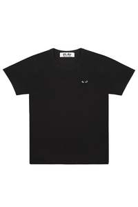 BLACK T SHIRT WITH BLACK HEART, SS25