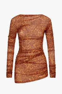 HOAN TOP IN ORANGE, SS25