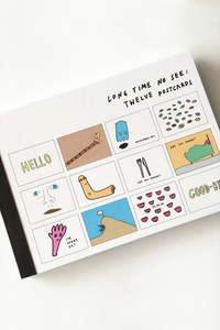 Homeware: LONG TIME NO SEE POSTCARD