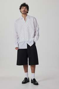 Mens Shirts: CHRONICLE IN WHITE, SS26