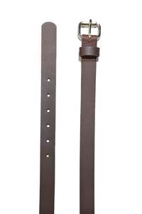 Mens Accessories: MENS LEATHER BELT IN BROWN