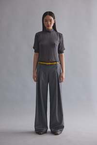 Womens Trousers: INTERMISSION IN GRID, SS26