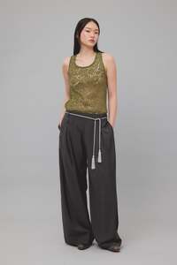 Womens Trousers: INTERMISSION IN LEAD, SS26