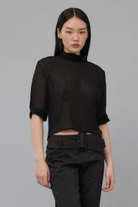 Womens Tops: ACCENT IN NOIR,SS26