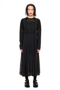 Womens Dresses: LATE NIGHT OVER DRESS IN BLACK, AW26