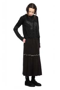 TURNTABLE SKIRT IN BLACK, AW26