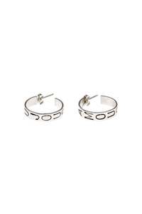 Womens Accessories: BOUCLES D'OREILLE 'L'AMOUR, TOUJOURS' ARGENT
