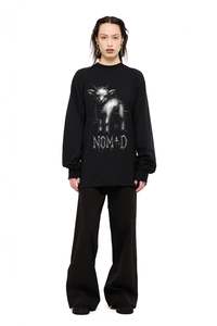 Nom D: UNI SWEATSHIRT IN LAMBY PRINT, AW26