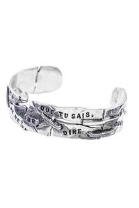 BRACELET FRAGMENTS ARGENT