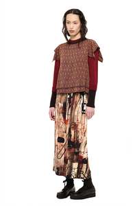 PARTY TOP IN GARNET, AW26