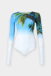 Sale International Brands: ISLAND BODYSUIT IN BLUE/WHITE, SS25