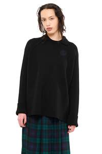 NIGHT WATCH JUMPER IN BLACK, AW26