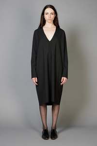 Womens Dresses: DEEP V IN SUITBLACK, AW26
