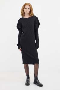 Womens Dresses: PHOENIX IN BAROQUE BLACK, AW26