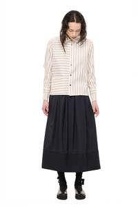 Womens Skirts: COMPILATION SKIRT IN BLUE SMOKE, AW26
