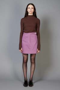 Womens Skirts: ANGLE SKIRT IN MULLBERRI, AW26