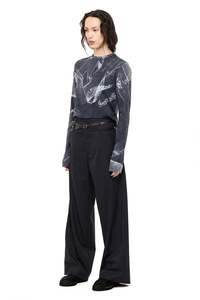 Nom D: CELEBRATION TROUSER IN BLUE SMOKE, AW26