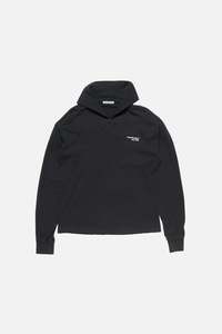 HALF-ZIP LOGO SWEATSHIRT IN BLACK, SS26