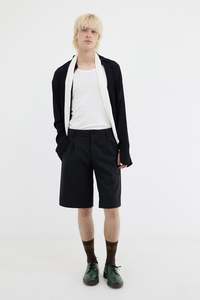 Mens Shorts: COLLEGE SHORT IN SUITBLACK (UNISEX), AW26