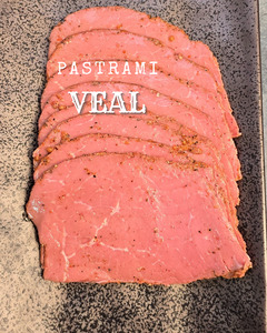 Beef: SMOKED VEAL BEEF PASTRAMI 150G