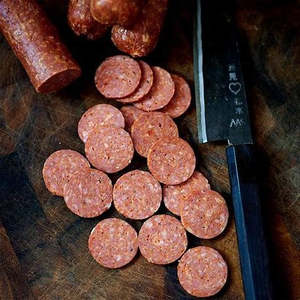 ANGUS BEEF SUDJUK SALAMI SLICED 150G