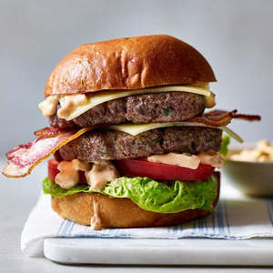 BEEF AND CHEESE BURGER