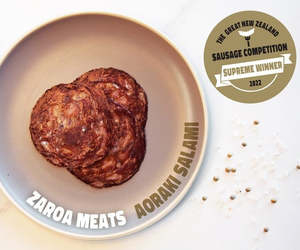 AORAKI SALAMI - POHUTUKAWA SMOKED VENISON AND BLACK ANGUS BEEF SALAMI