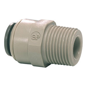 Products: John Guest Male Straight Adapter Connector 1/4 x 1/4 NPTF Zdirect
