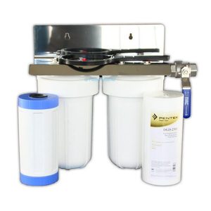 Products: Pentek whole house twin jumbo housing with filters Zdirect