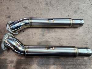 Exhausts: Aston Martin V8 Vantage secondary cat delete pipes 2011+