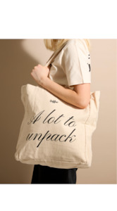 Zeffer "A lot to unpack" Tote