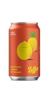 Hazy Alcoholic Lemonade with Pineapple