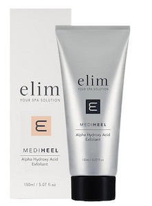 Products: Elim AHA Foot Exfoliator Zenith Beauty