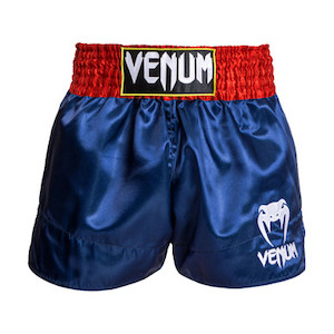 Products: Venum Classic Muay Thai Shorts (Blue/White/Red)