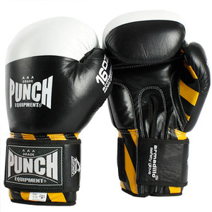 Products: Punch Armadillo Safety Leather Boxing Gloves (Black)