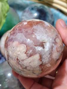 Spheres 1: Pink Amethyst & Cherry Blossom Agate Sphere