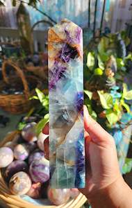 Rainbow Fluorite Tower