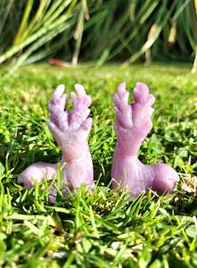 Carvings 1: Lepidolite Raindeer Couple