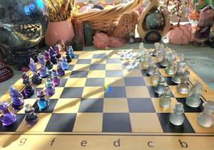 Carvings 1: Fluorite Chess Set