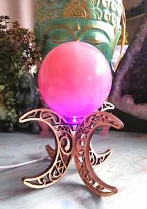 Lamps: 🌙Colour Change Moon Lamp Sphere Stand