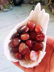 🧡🏵️Small Carnelian Tumbles